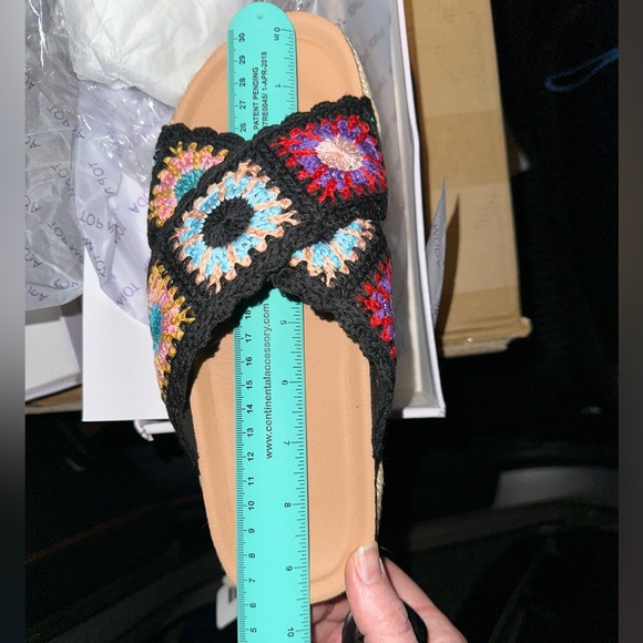 Black Crochet Sandals - Picture 9 of 9